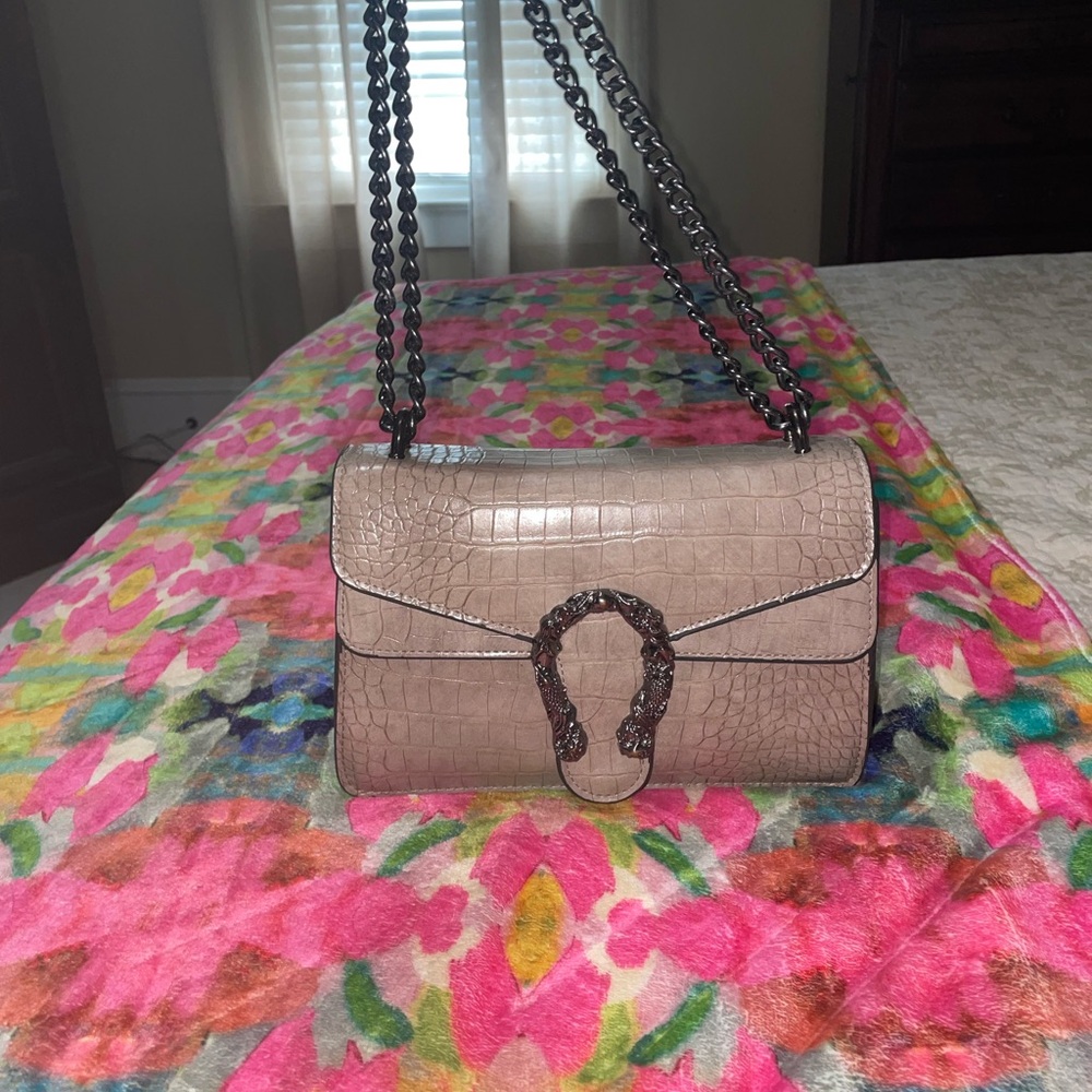 crocodile skin crossbody